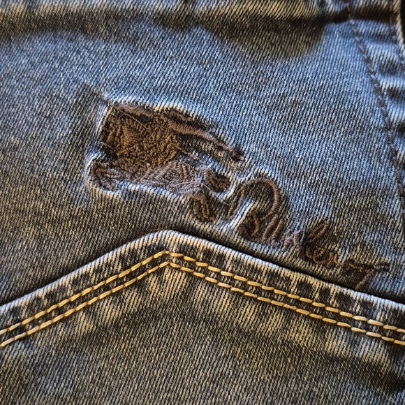 Burberry Jeans Equestrian Knight Design.Sz.W.31×L27.75" Rise 9". - Picture 9 of 17